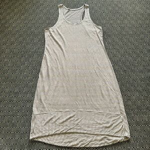 Eileen Fischer Striped Linen Dress M